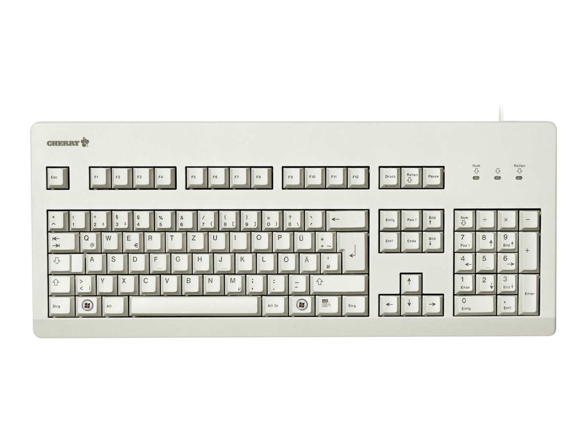 Cherry G80-3000 - Tastatur - PS/2, USB - USA