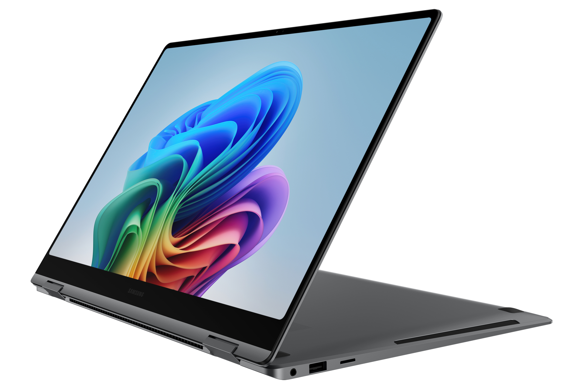 Samsung Galaxy Book5 Pro 360 Intel Core Ultra 7 256V Porttil 40,6 cm (16) Pantalla tctil WQXGA+ 16 GB LPDDR5x-SDRAM 512 GB SSD Wi-Fi 7 (802.11be) Windows 11 Home Gris