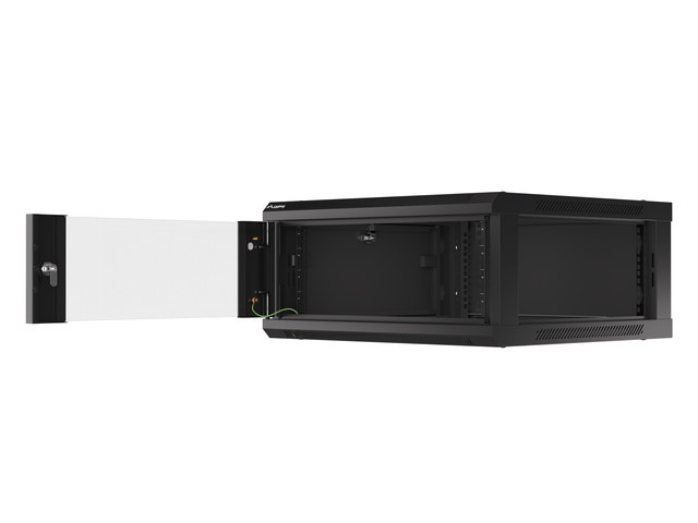 Lanberg WF01-6604-10B �tag�re 4U Rack mont� sur le mur Noir