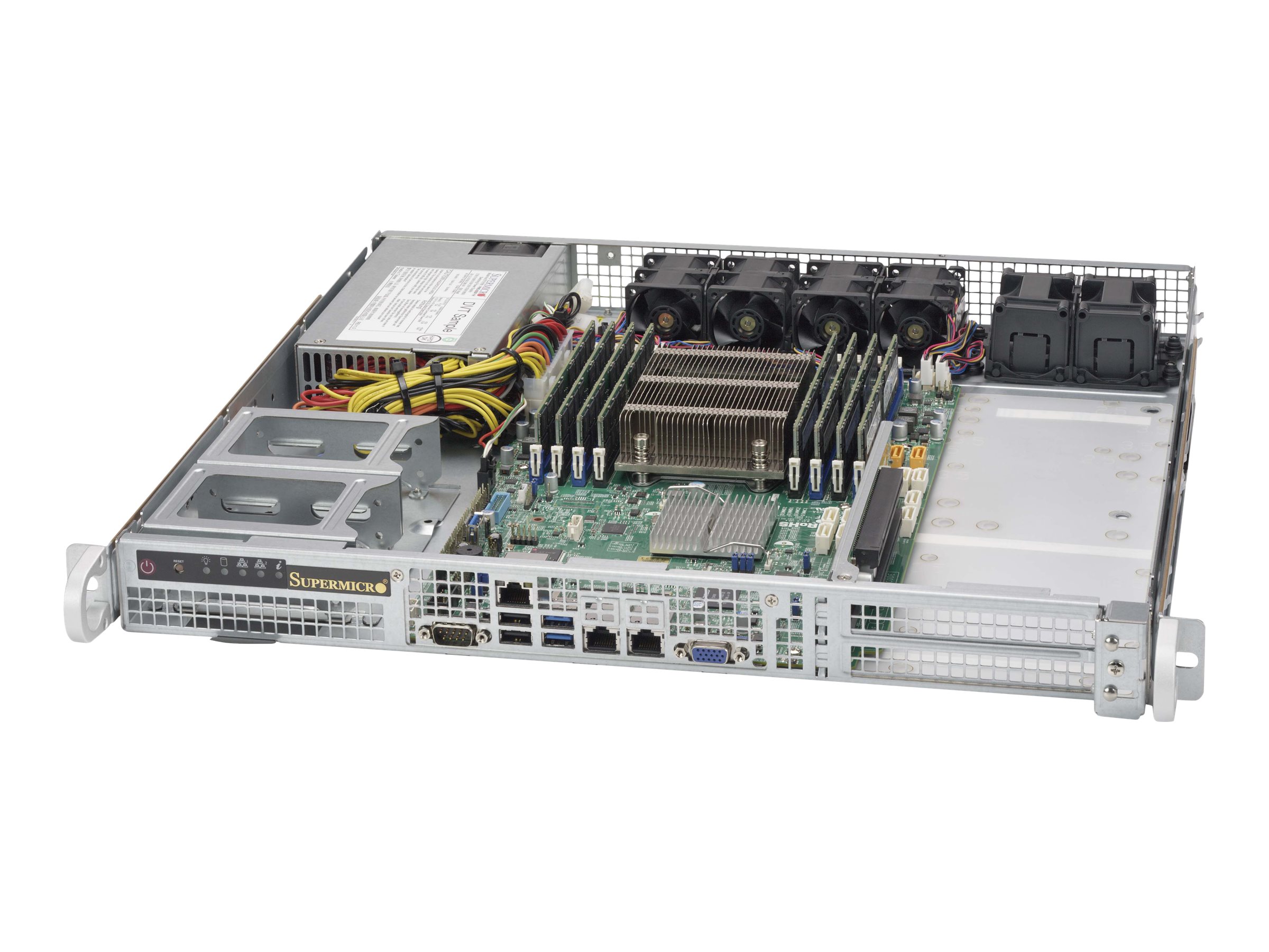 Supermicro CSE-515-350 unit� centrale Support Argent 350 W