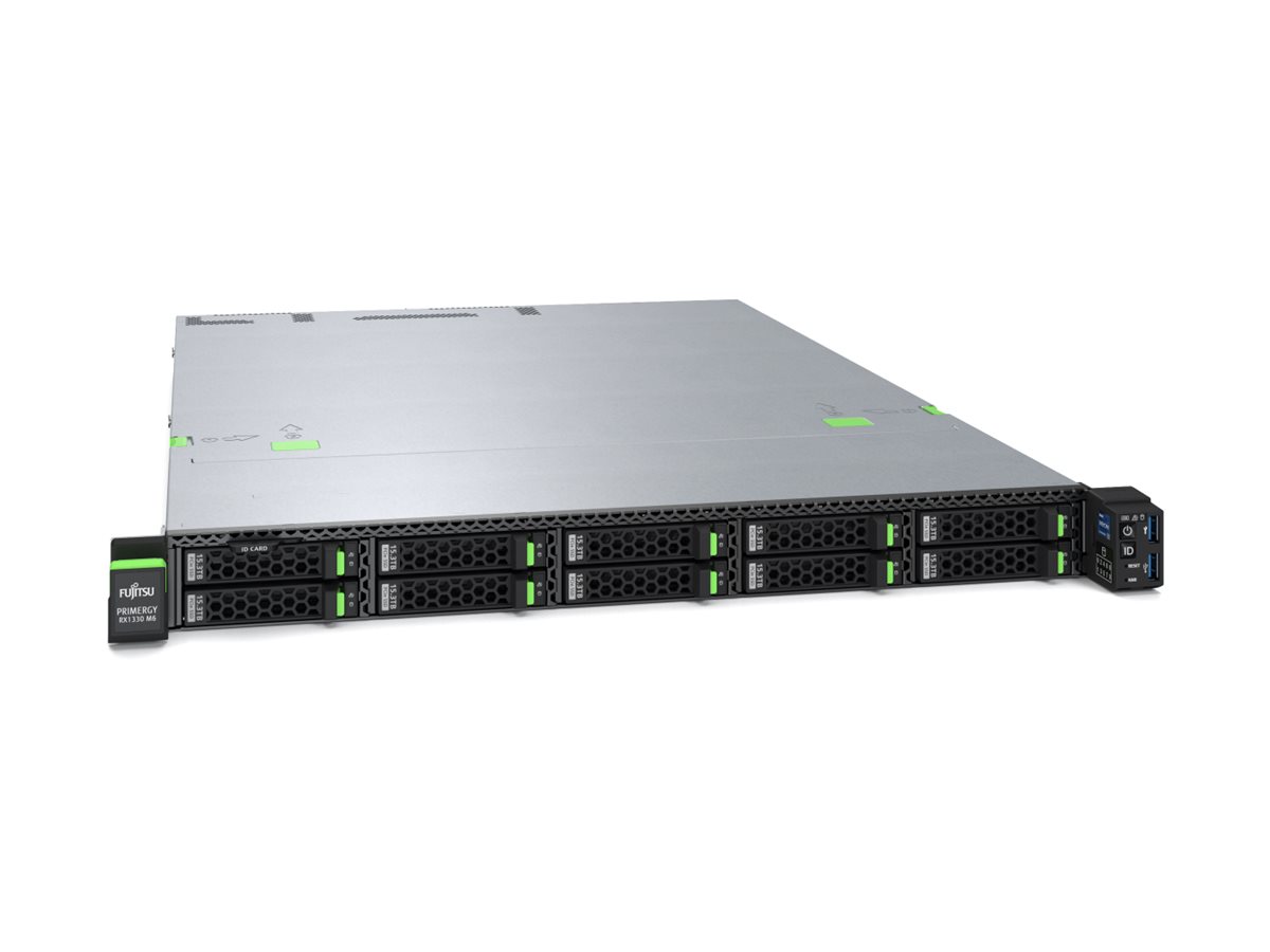 Fsas Technologies Fujitsu PRIMERGY RX1330 M6 - Server - Rack-Montage - 1U - 1-Weg - 1 x Xeon 6369P / 3.3 GHz - RAM 64 GB - SATA/SAS 6.4 cm (2.5)