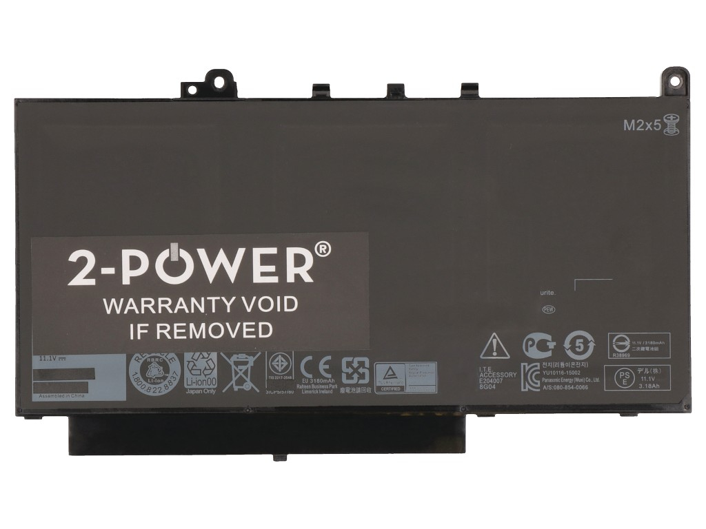 2-Power 11.1V 37Wh (3 Cell) Li-Polymer Laptop Battery