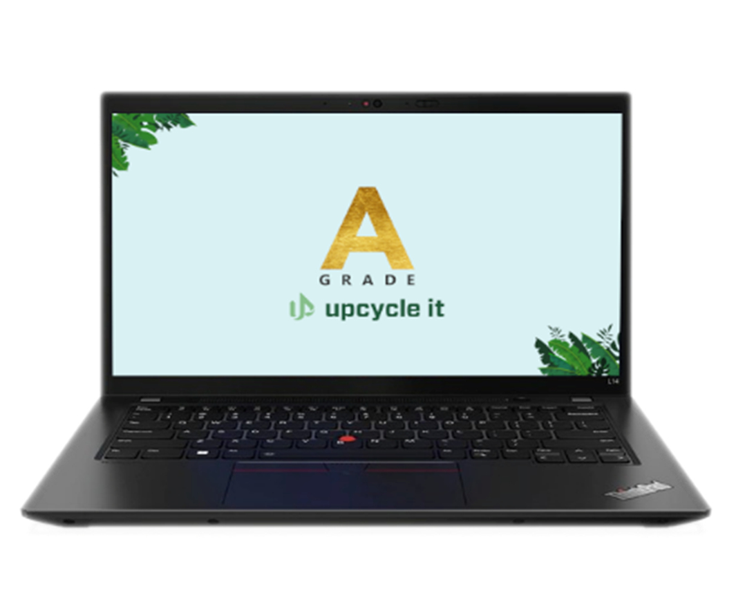 upcycle it Lenovo ThinkPad L14 Gen1 (Refurbished) A Intel Core i5 i5-10210U Computer portatile 35,6 cm (14) Full HD 8 GB DDR4-SDRAM 256 GB SSD Wi-Fi 6 (802.11ax) Windows 11 Pro Nordic Nero