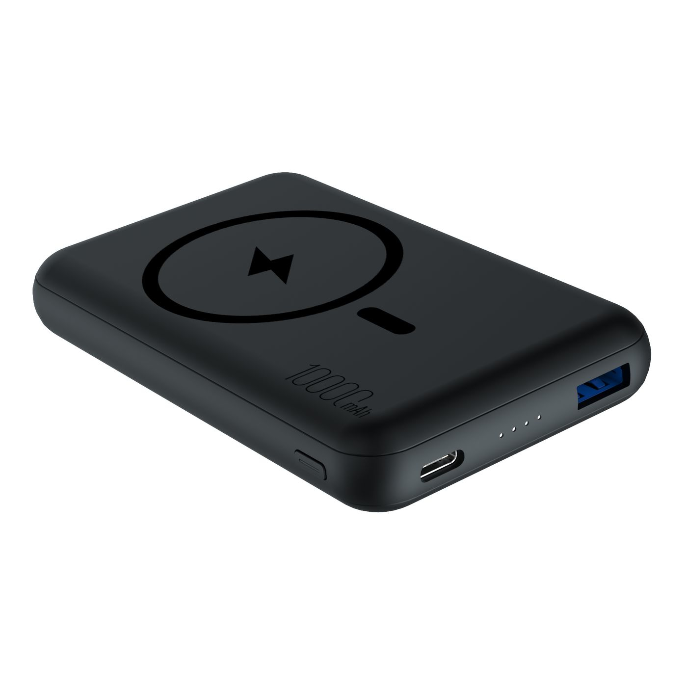 eSTUFF Powerbank - 10000 mAh - 3 A - PD, QC 3.0 - 2 Ausgabeanschlussstellen (USB Typ A, magnetisch, USB-C)