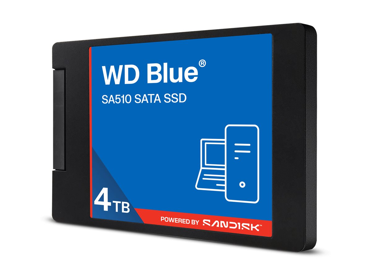 SanDisk WD Blue SA510 - SSD - 4 TB - intern - 2.5 (6.4 cm)
