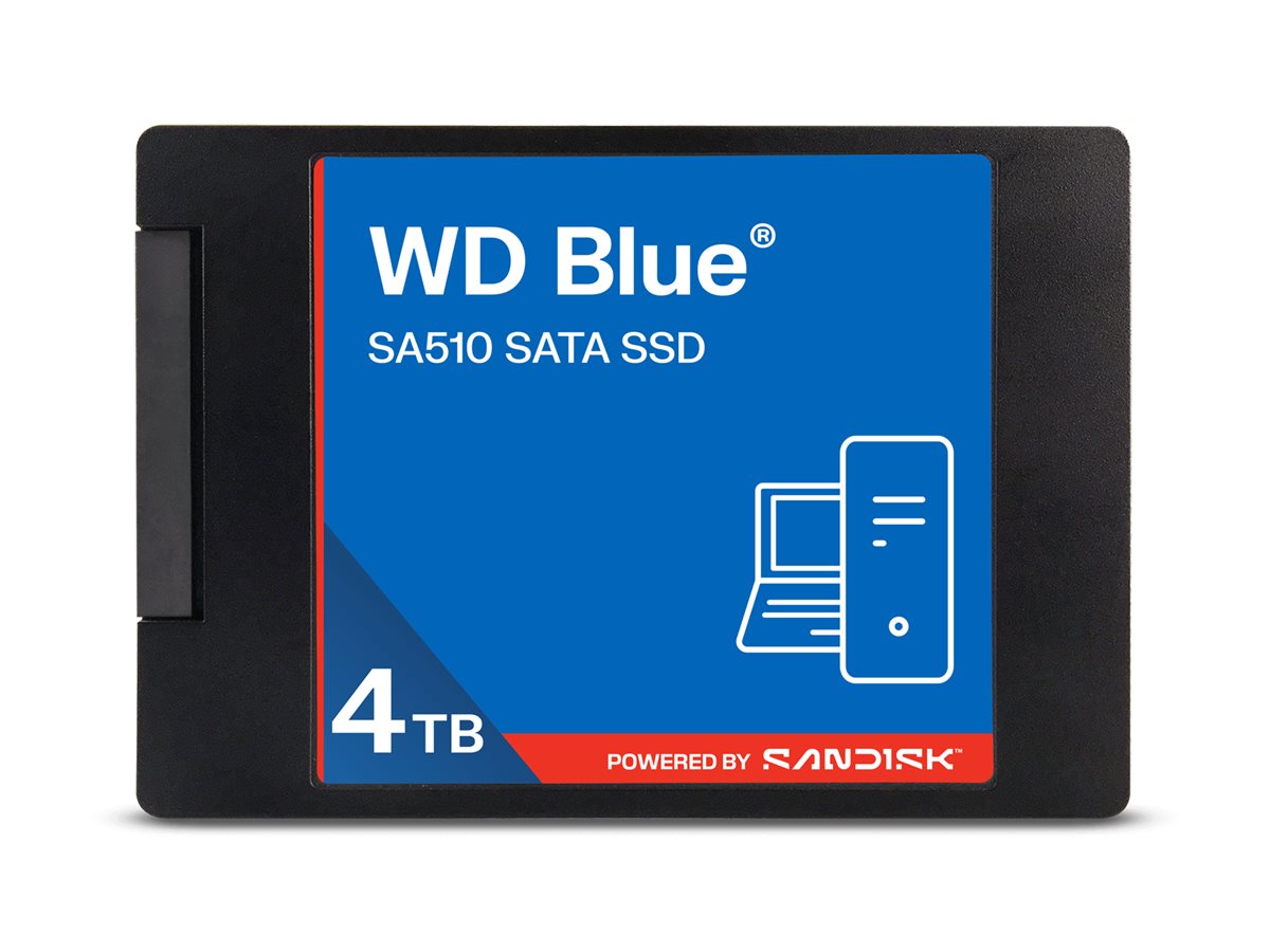SanDisk WD Blue SA510 - SSD - 4 TB - intern - 2.5 (6.4 cm)