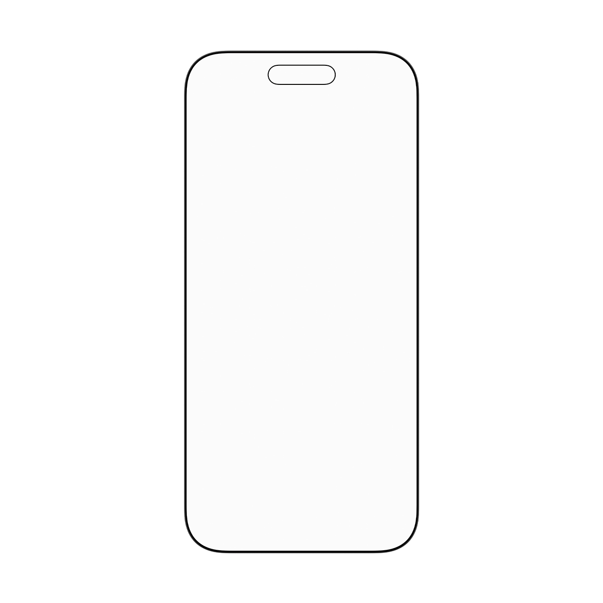 PanzerGlass Stealth Screen Protector w. black Frame iPhone 17 Air Ultra-Wide Fit