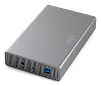 DIGITUS USB 3.0 Festplattengeh�use 3.5 SATA 16TB Aluminium - Digital/Daten
