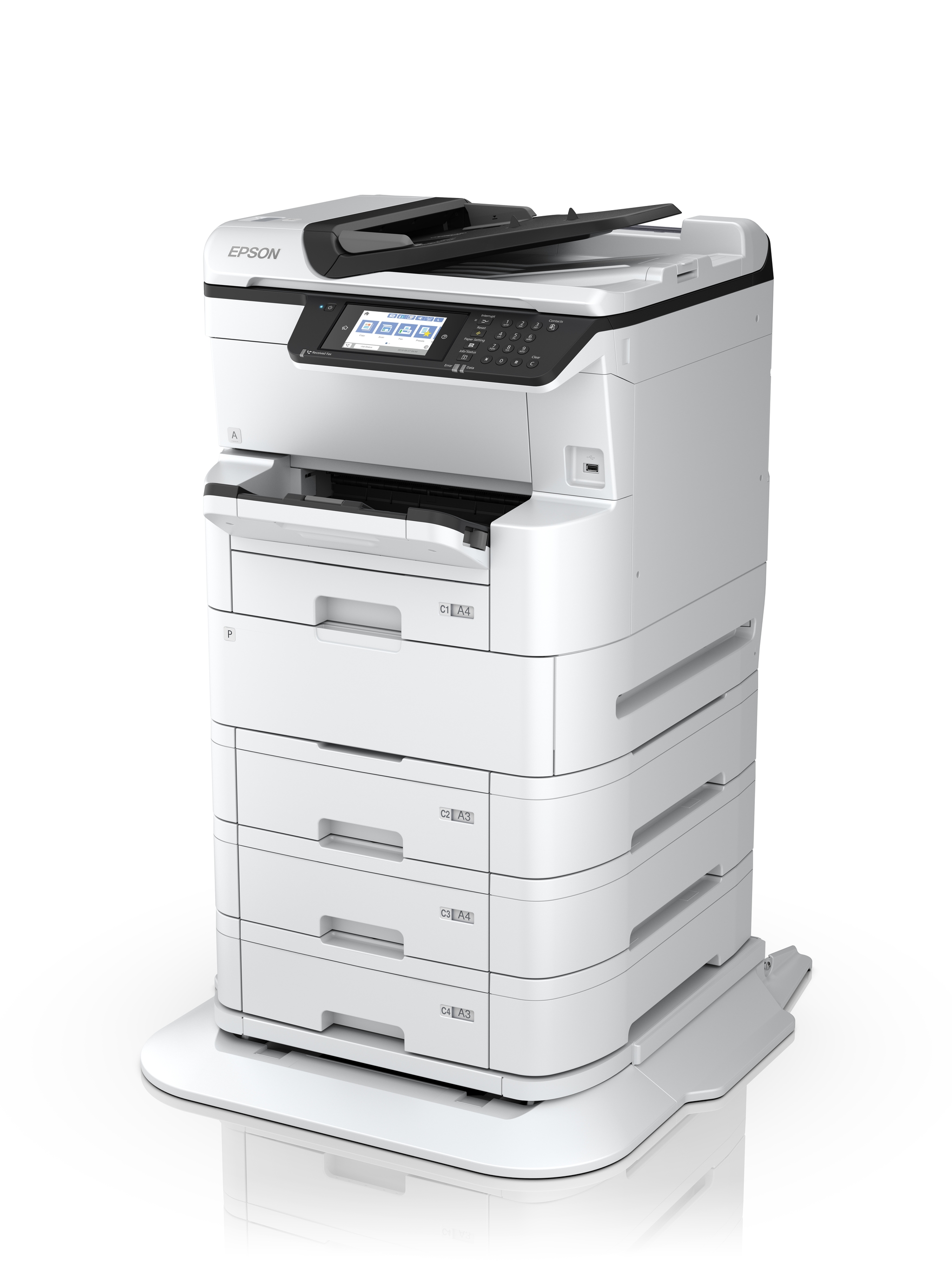 Epson WorkForce Pro WF-C878RD3TWFC - Multifunktionsdrucker - Farbe - Tintenstrahl - A3 (297 x 420 mm)