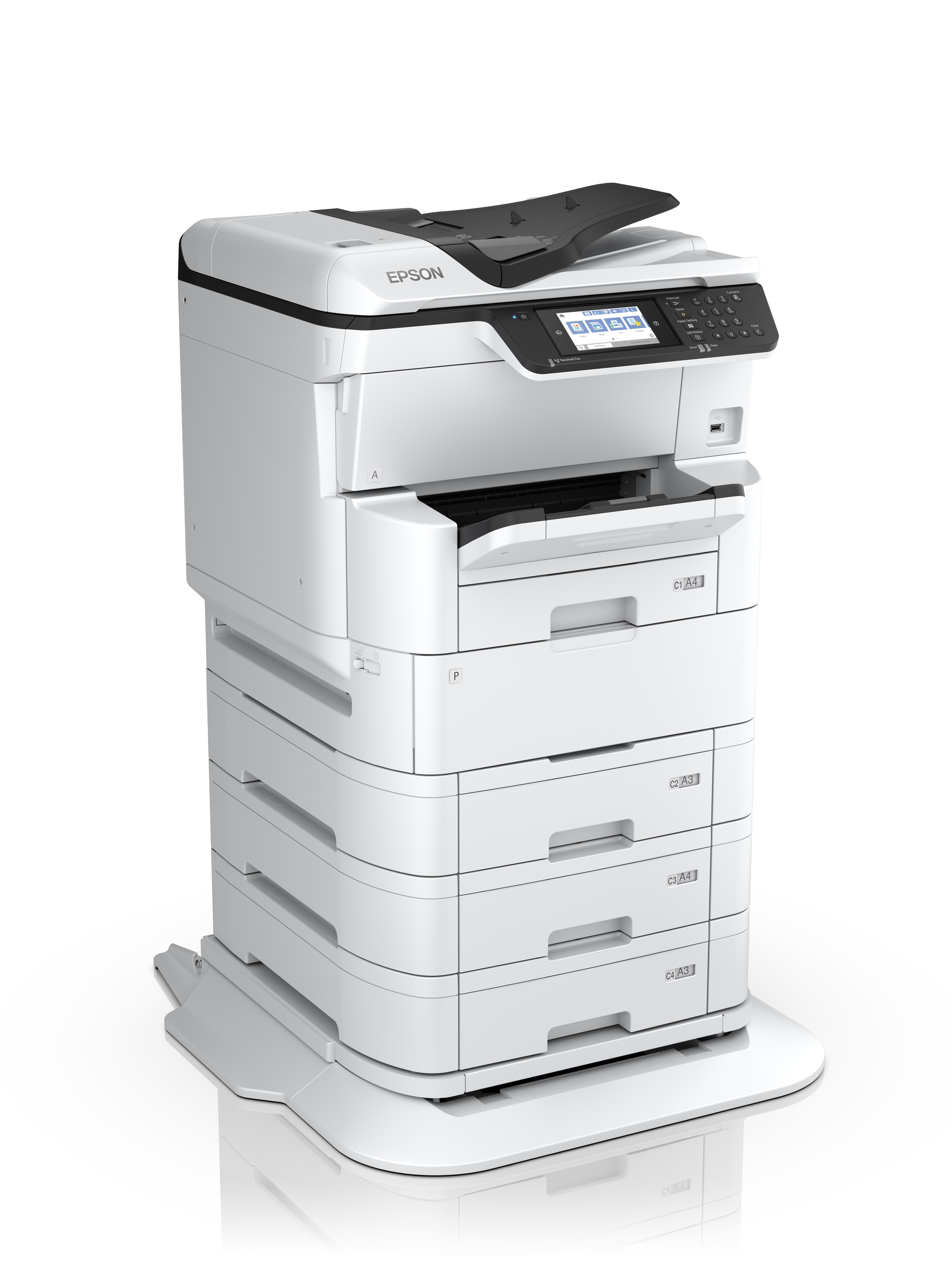 Epson WorkForce Pro WF-C878RD3TWFC - Multifunktionsdrucker - Farbe - Tintenstrahl - A3 (297 x 420 mm)