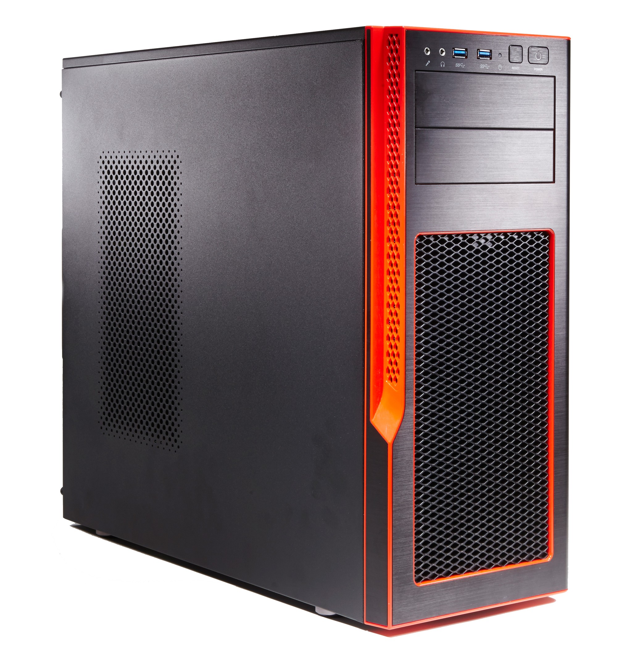 Supermicro SuperChassis GS5B-000R Midi Tower Negro, Rojo