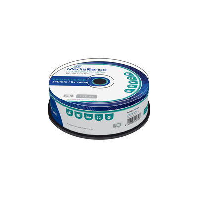 MediaRange MR469 DVD en blanco 8,5 GB DVD+R DL 25 pieza(s)