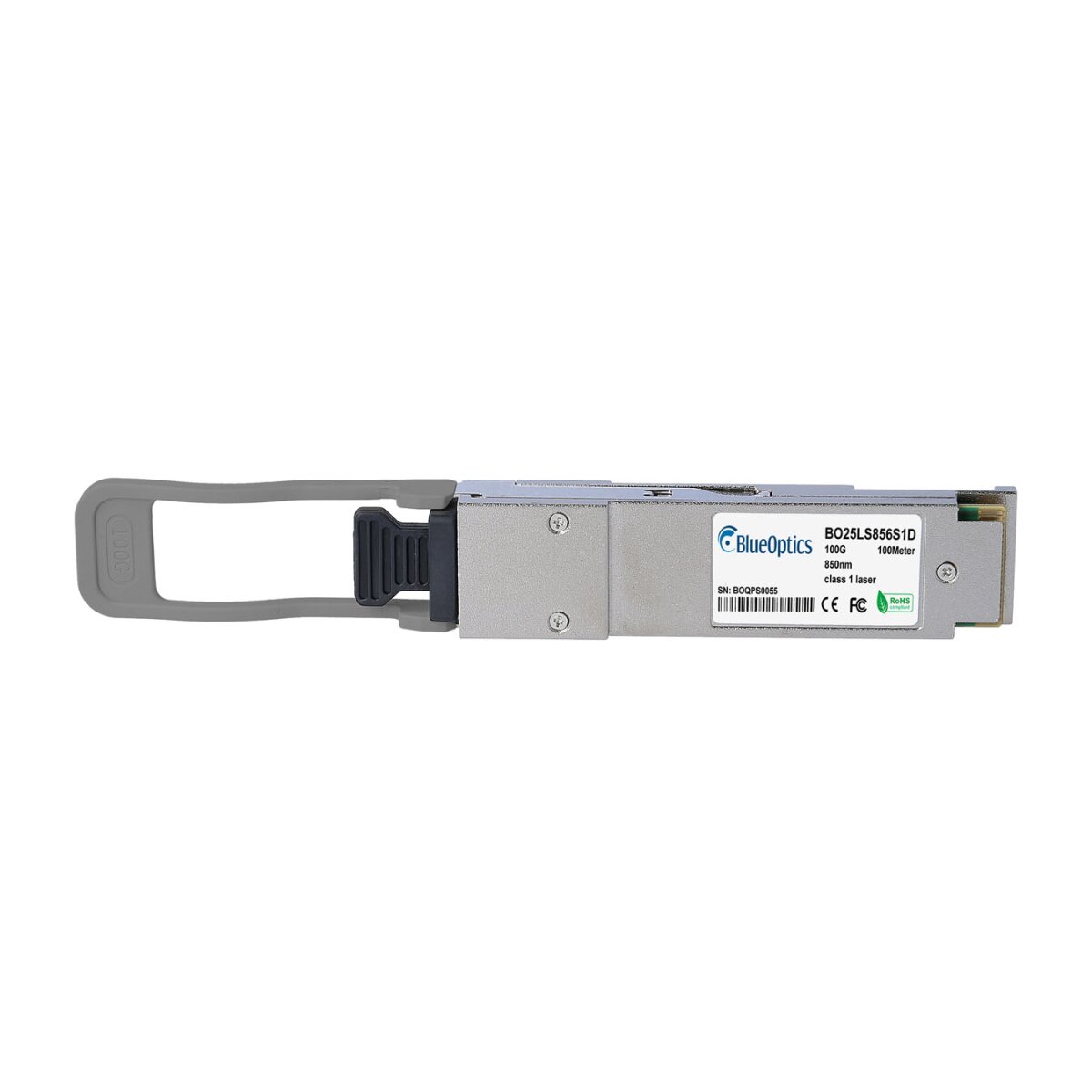 BlueOptics Dell Q28-100G-SWDM4 BlueOptics BO25LS856S1D QSFP28 Transceiver, 100GBASE-SWDM4, Multimode Fiber, 850nm Band, 100 Meter/DOM