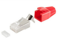 ShiverPeaks BS72067-10R - RJ-45 - Metallisch - Rot - Gold - 10 St�ck(e)