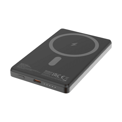 Deltaco Powerbank Wireless 5000mAh USB-C 20W schwarz