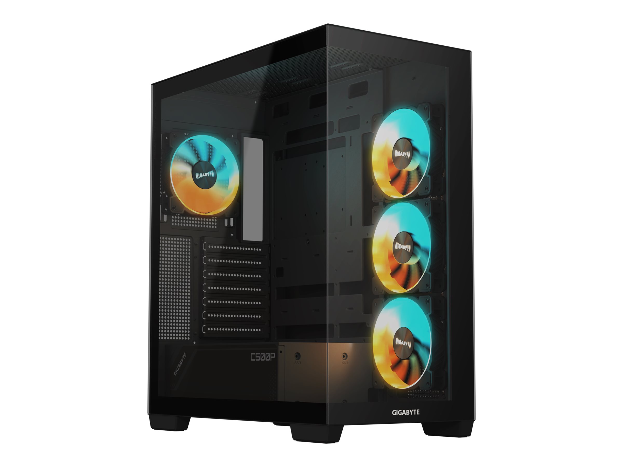 GIGABYTE C500 PANORAMIC STEALTH Midi Tower Black