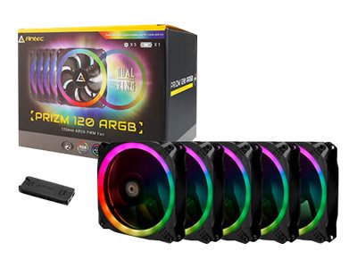 Antec Prizm 120 ARGB 5+C - Gehuselfter - 120 mm (Packung mit 5)