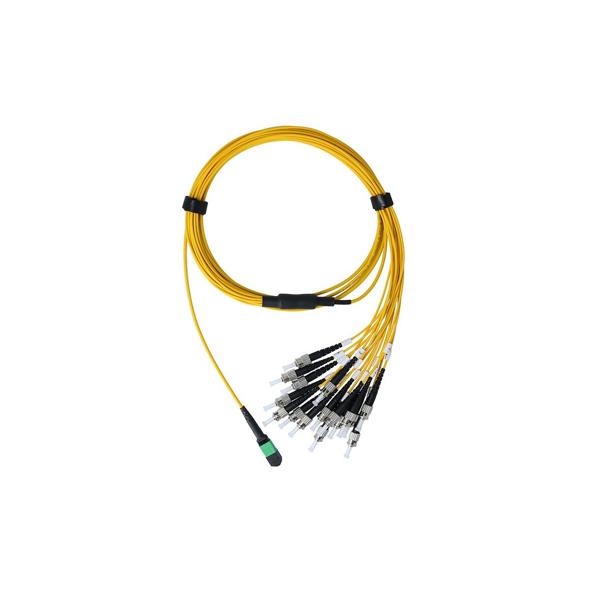 BlueOptics LWL MPO/8xST Duplex Breakout Kabel G.657.A1 Singlemode 3 Meter