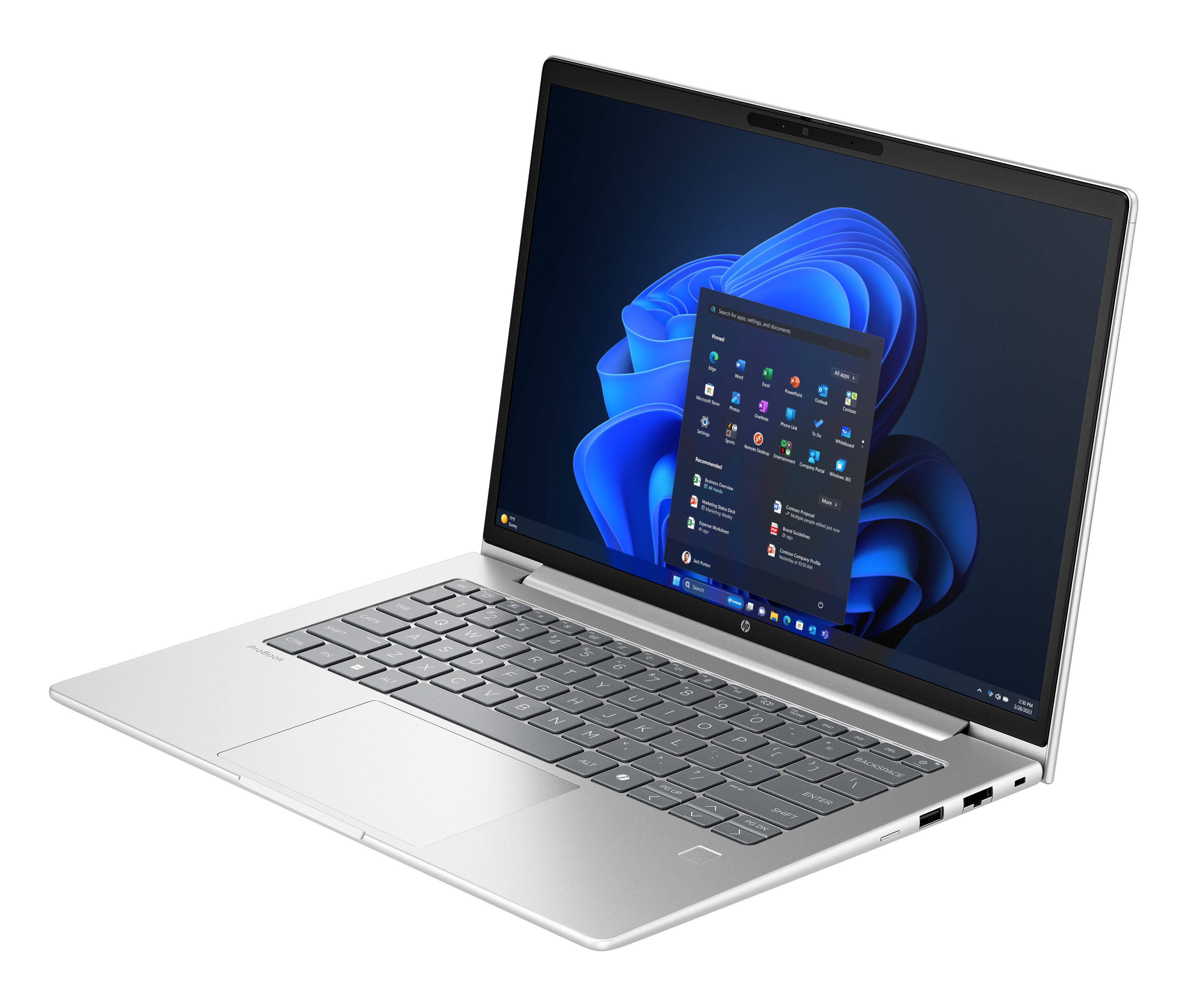 HP ProBook 4 G1a Notebook AI - AMD Ryzen 7 250 / 3.3 GHz - Win 11 Pro - Radeon 780M - 32 GB RAM - 1 TB SSD NVMe - 35.6 cm (14)