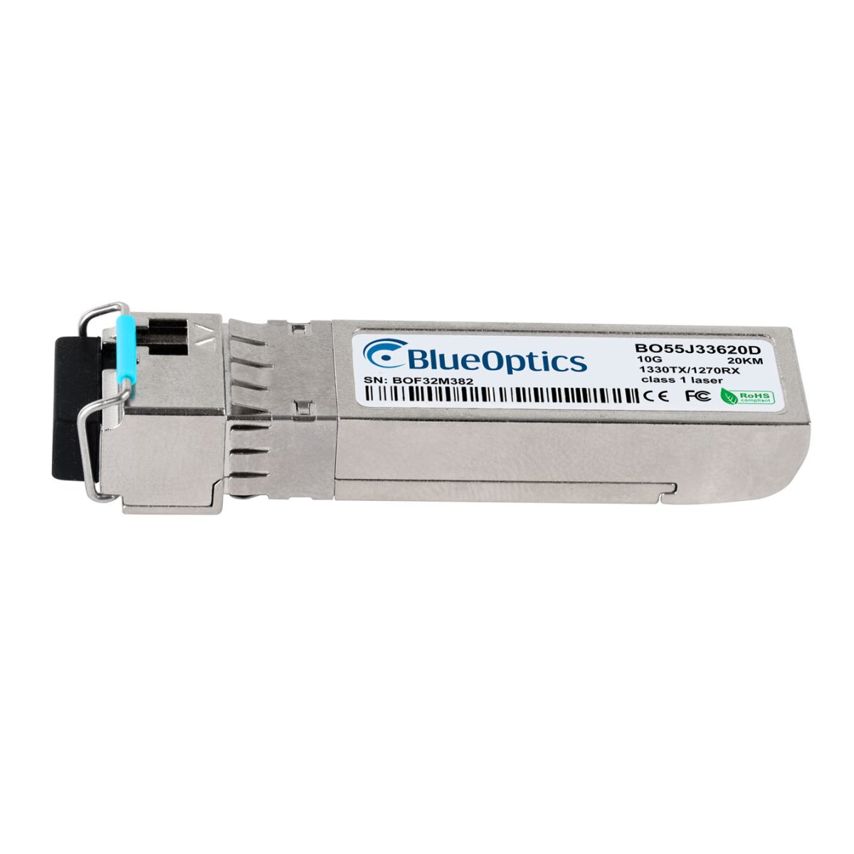 BlueOptics SFP-10G-BX-D-20-PS-BO red modulo transceptor Fibra ptica 10000 Mbit/s SFP+