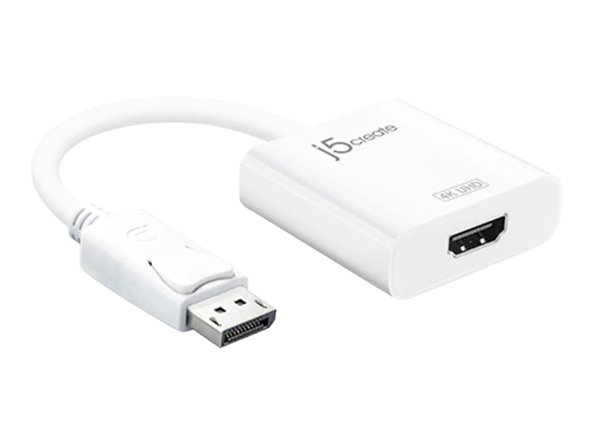 j5create JDA158-N Adaptador activo DisplayPort a 4K HDMI