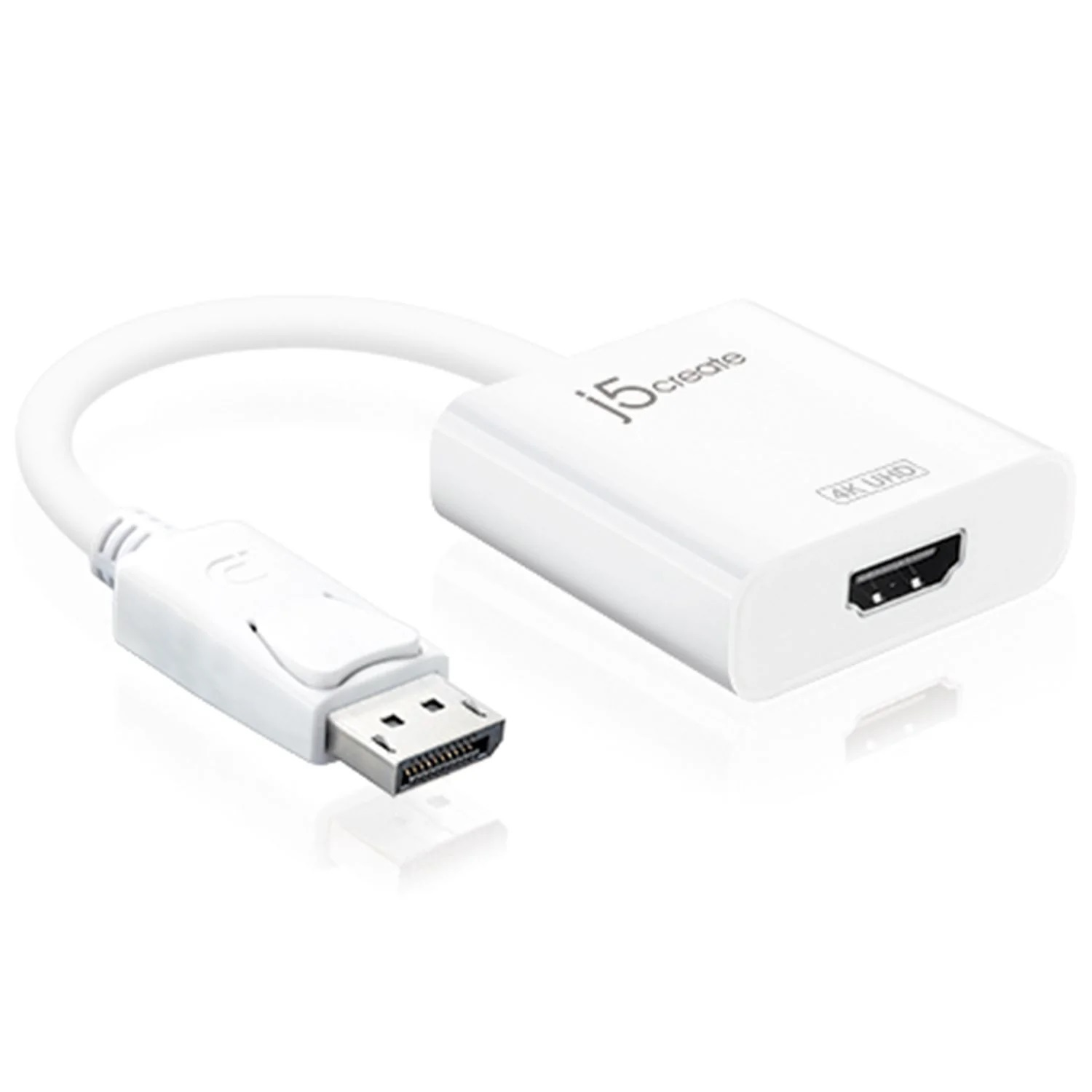 j5create JDA158-N Adaptador activo DisplayPort a 4K HDMI