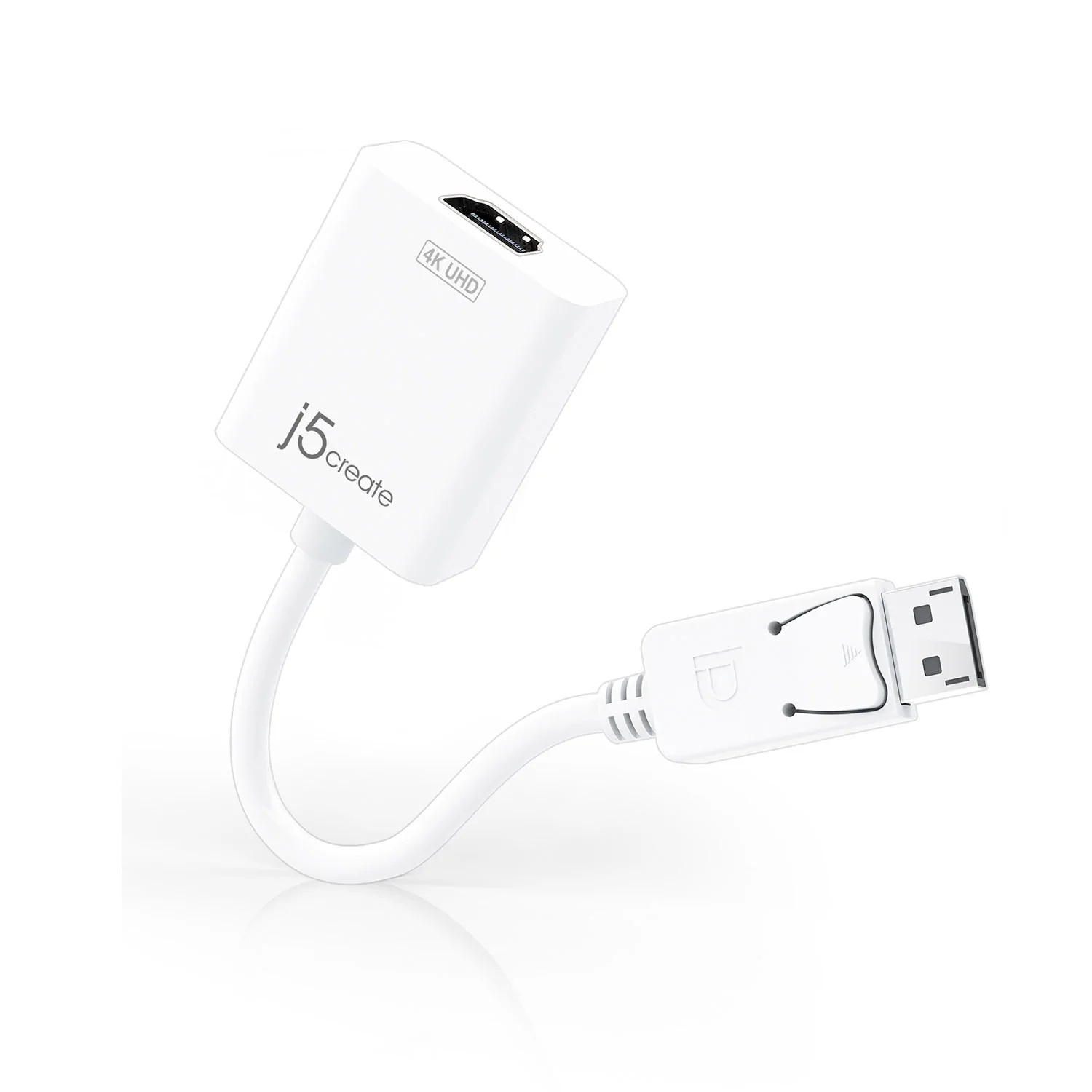 j5create JDA158-N Adaptador activo DisplayPort a 4K HDMI