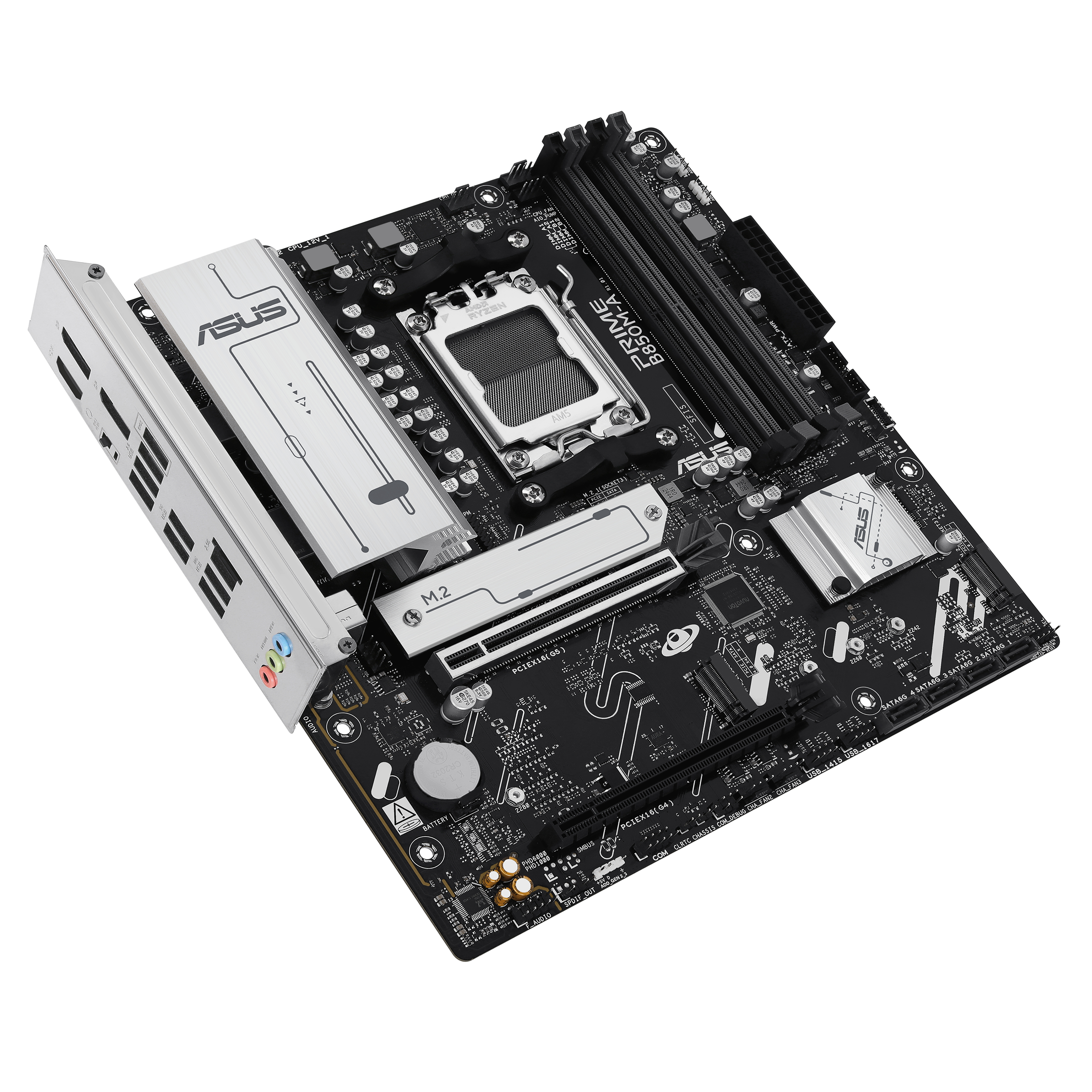 ASUS MB ASUS PRIME B850M-A-CSM (AMD,AM5,DDR5,mATX) - AMD Sockel AM5 (Ryzen Zen4) - Micro/Mini/Flex-ATX