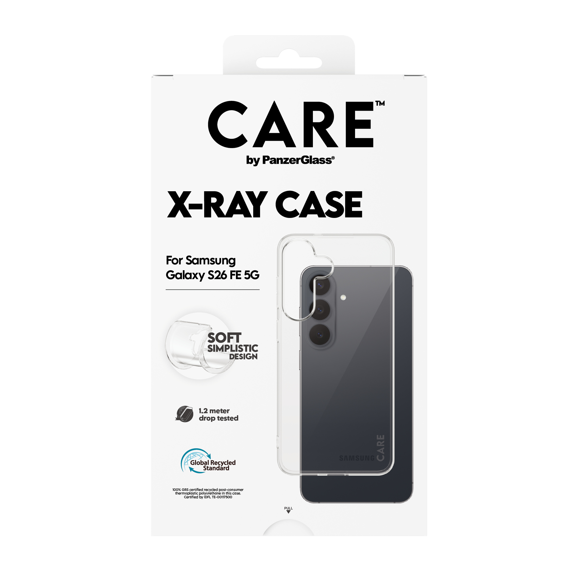 PanzerGlass CARE by � X-Ray Case Case Samsung Galaxy S26 FE 5G coque de protection pour t�l�phones portables Housse Transparent