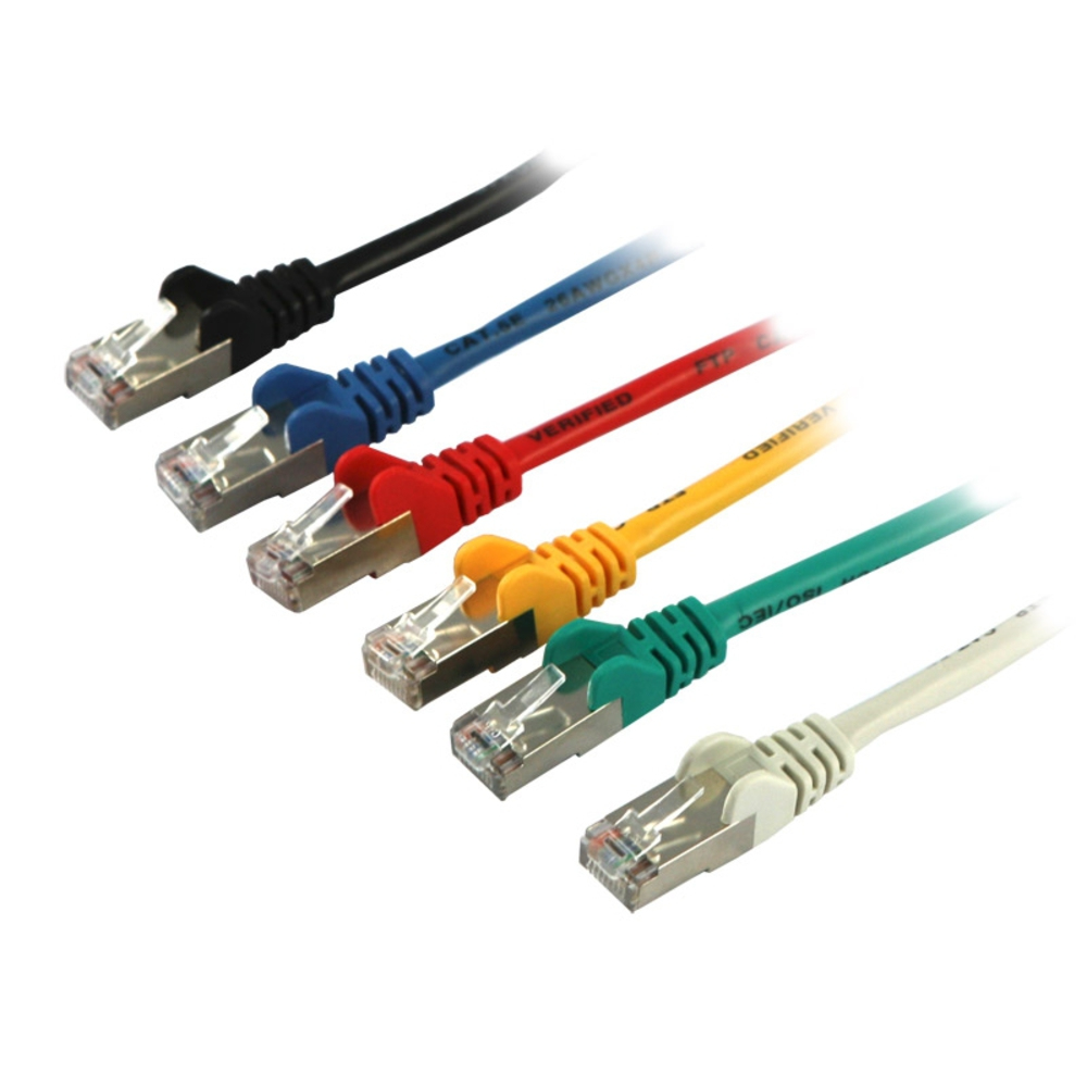 Synergy 21 S215016 cavo di rete Giallo 1 m Cat5e F/UTP (FTP)