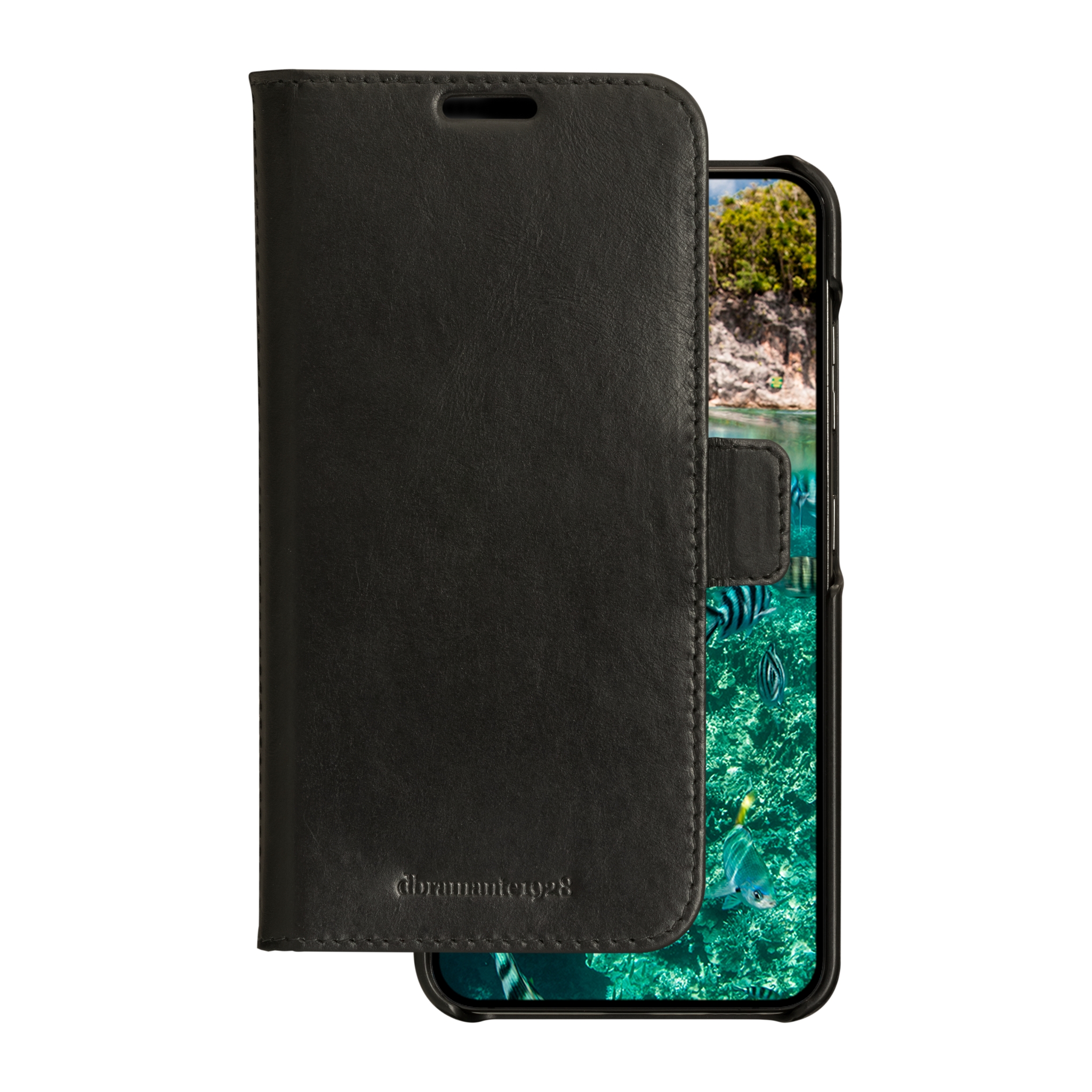 dbramante1928 Lynge custodia per cellulare 15,5 cm (6.1) Custodia a libro Nero