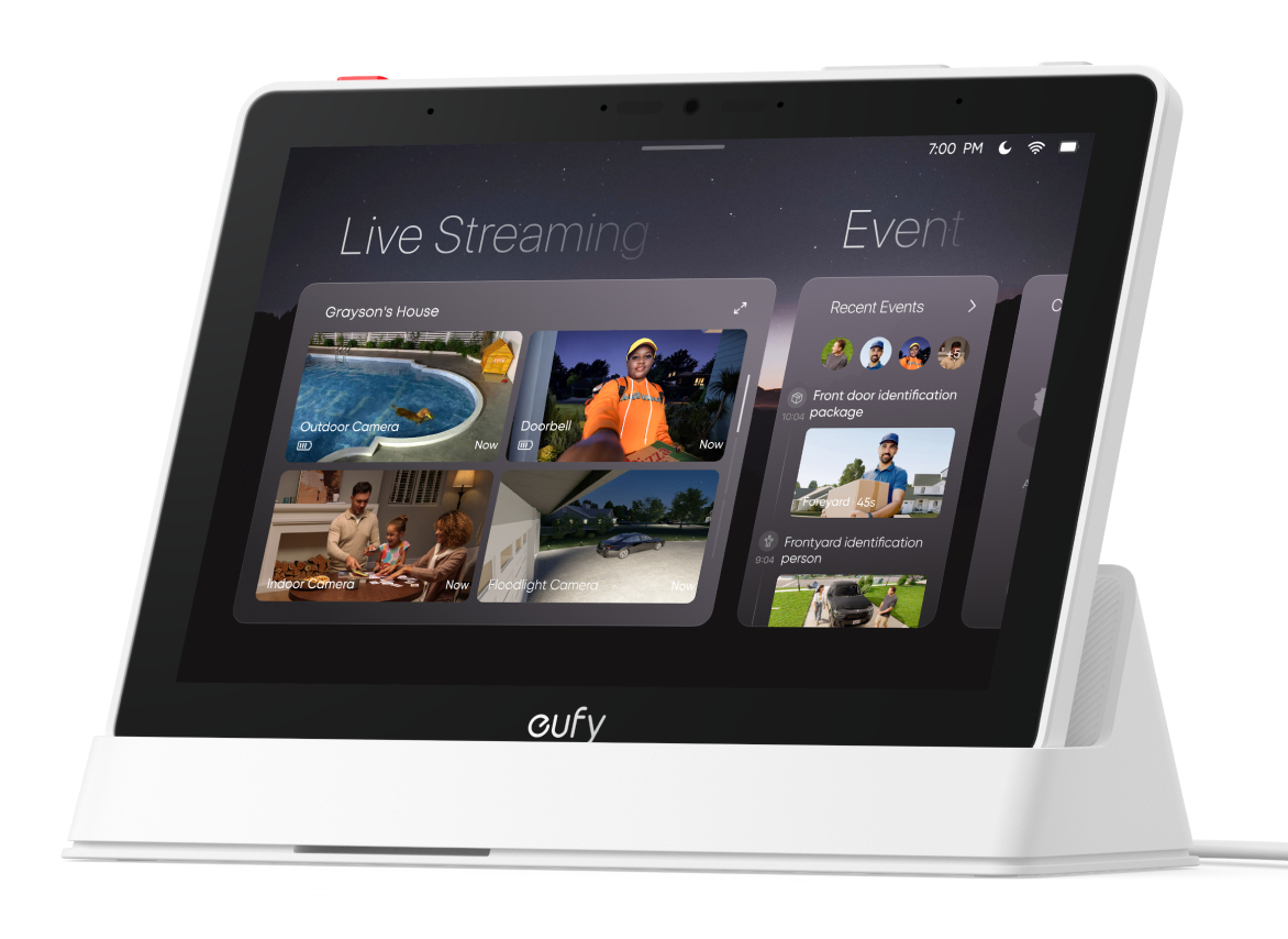 Eufy T87A03W1 unit� di comando centrale intelligente per uso domestico Cablato Bianco
