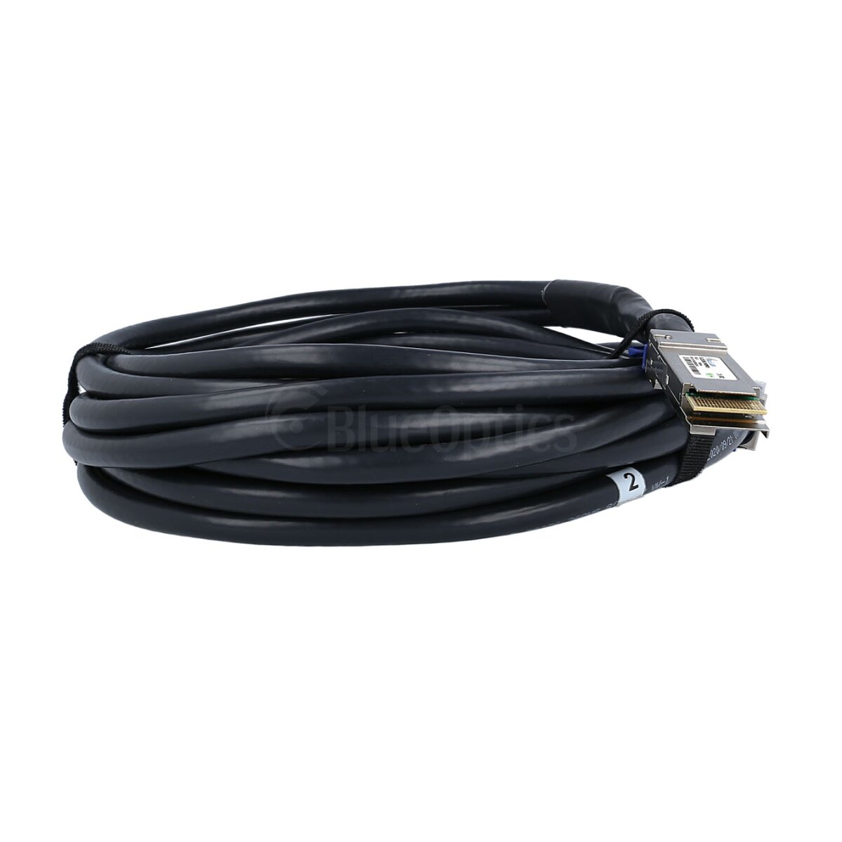 BlueOptics NVIDIA 980-9IA3S-00W001 BlueLAN passives 400GBASE-CR8 QSFP-DD auf 2x200GBASE-CR4 QSFP56 Direct Attach Breakout Kabel, 1 Meter