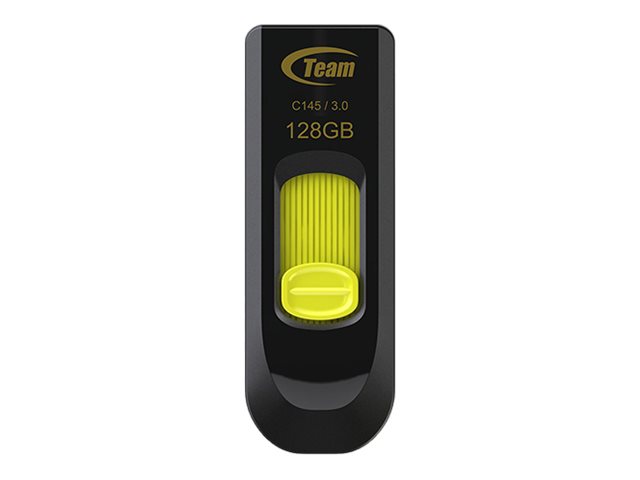 Team Group C145 unidad flash USB 128 GB USB tipo A 3.2 Gen 1 (3.1 Gen 1) Negro, Amarillo