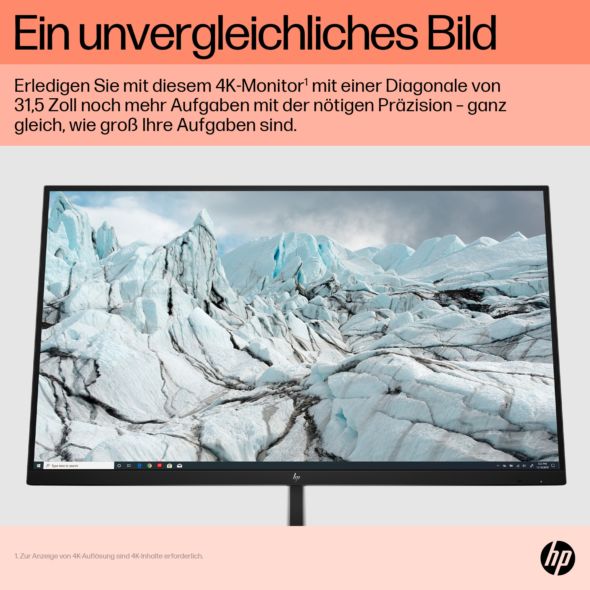 HP E32k G5 4K 80 cm (31.5) 3840 x 2160 Pixeles 4K Ultra HD Negro