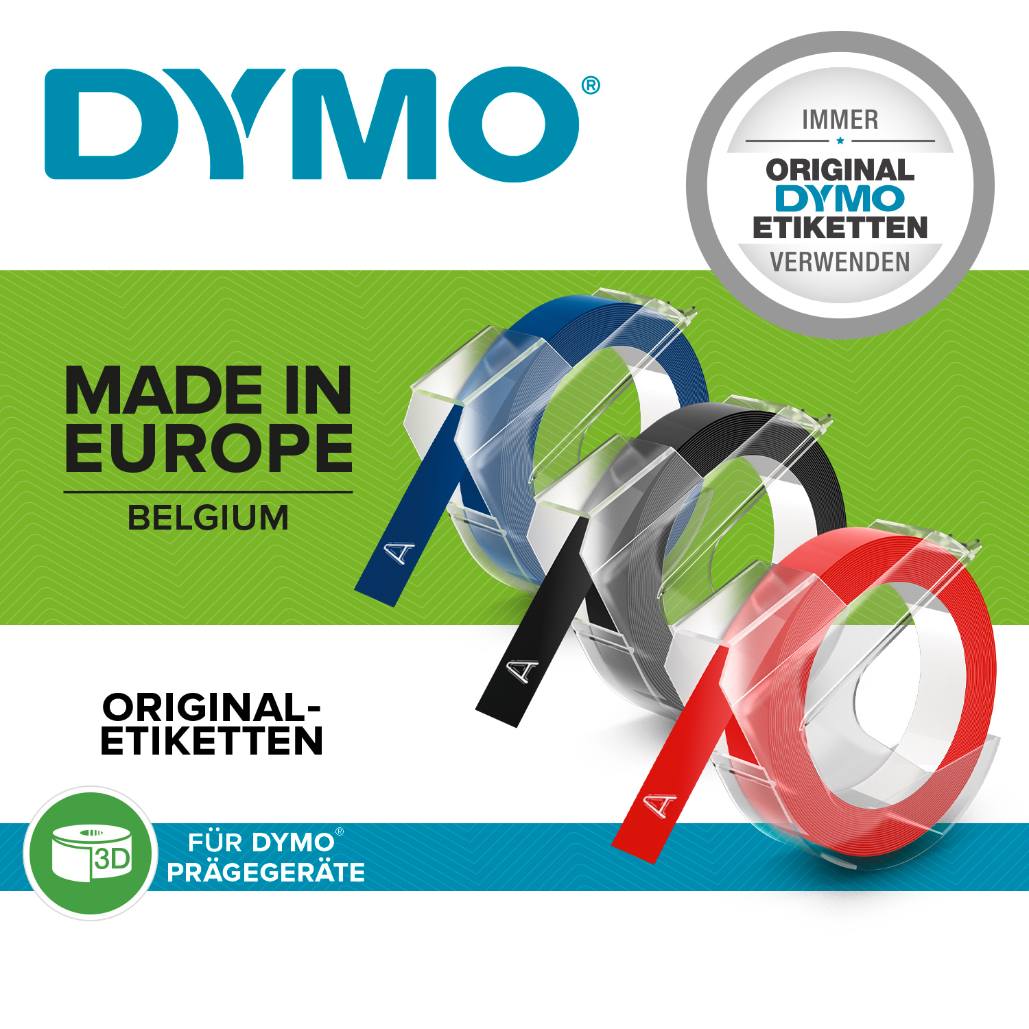 Dymo S0898150  DYMO 3D label tapes ruban d'étiquette