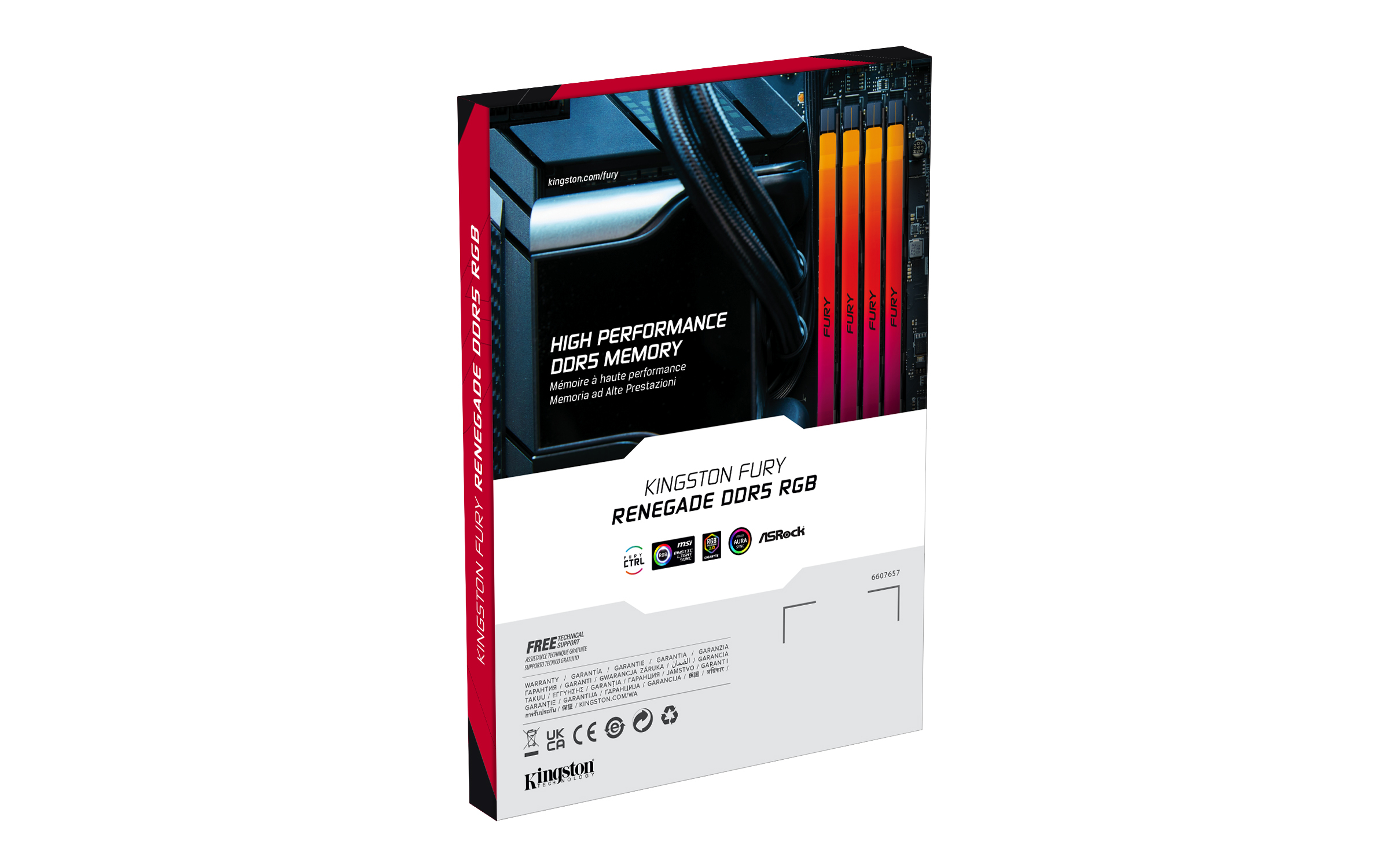 Kingston Technology FURY Renegade RGB mdulo de memoria 96 GB 2 x 48 GB DDR5
