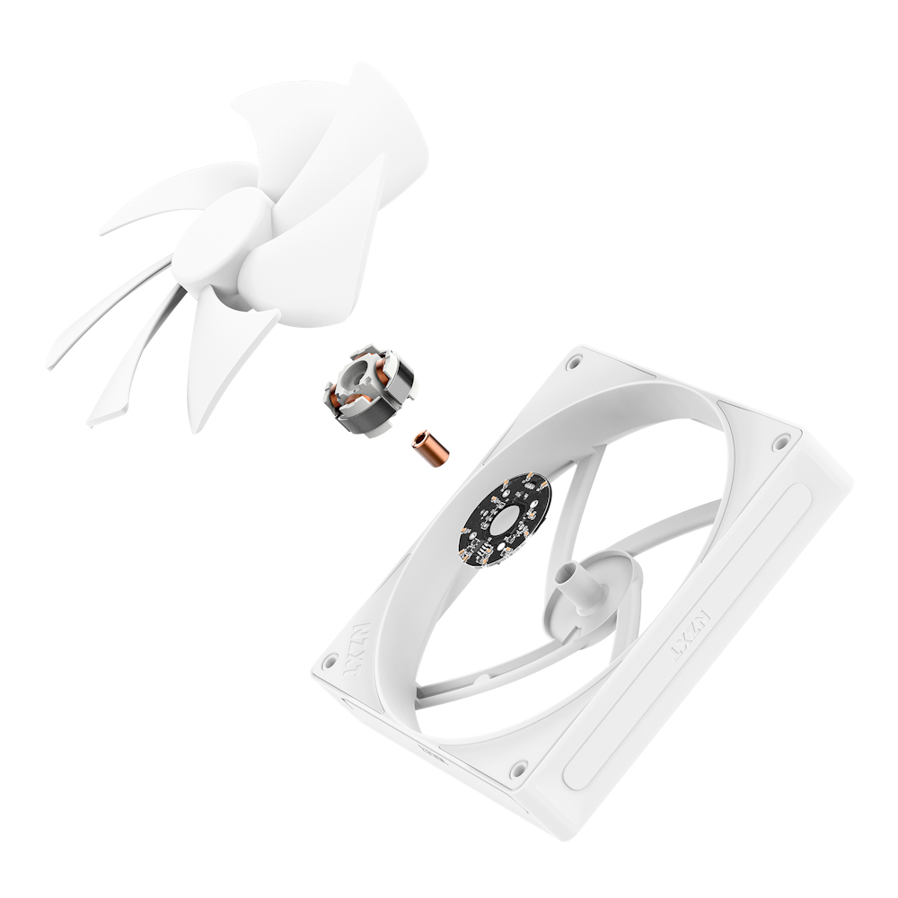 NZXT F140P Boitier PC Ventilateur 14 cm Blanc 1 pi�ce(s)