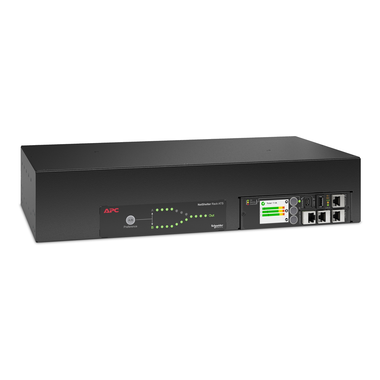APC NetShelter - Automatisches Netzumschaltgerät (Rack - einbaufähig)