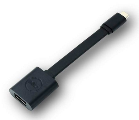 DELL USB-C - USB-A 3.0 c�ble USB 0,131 m Noir