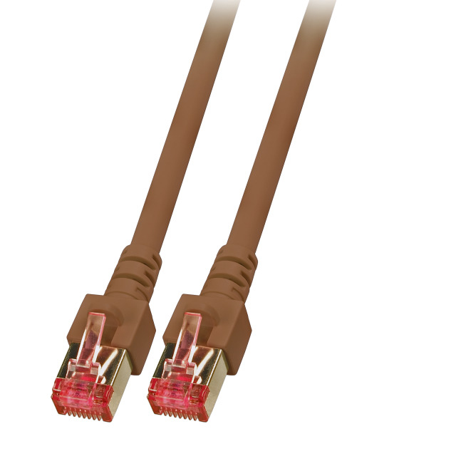 EFB Elektronik K5517.7,5 c�ble de r�seau Marron 7,5 m Cat6 S/FTP (S-STP)
