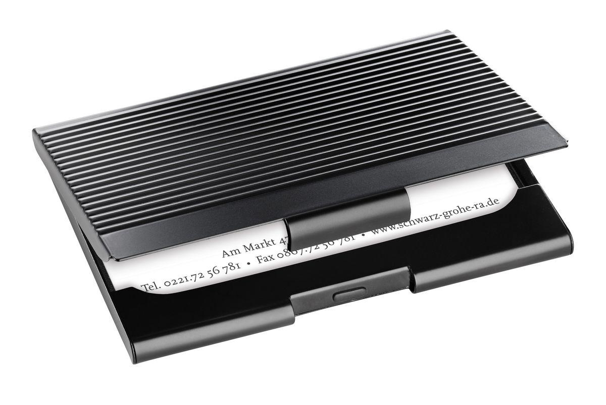 Sigel VZ134 business card holder Metal Black