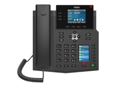 Fanvil X4U Enterprise IP Phone - VoIP-Telefon mit Rufnummernanzeige