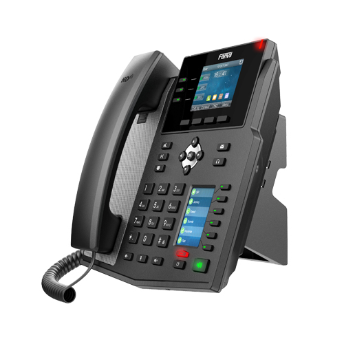 Fanvil X4U Enterprise IP Phone - VoIP-Telefon mit Rufnummernanzeige