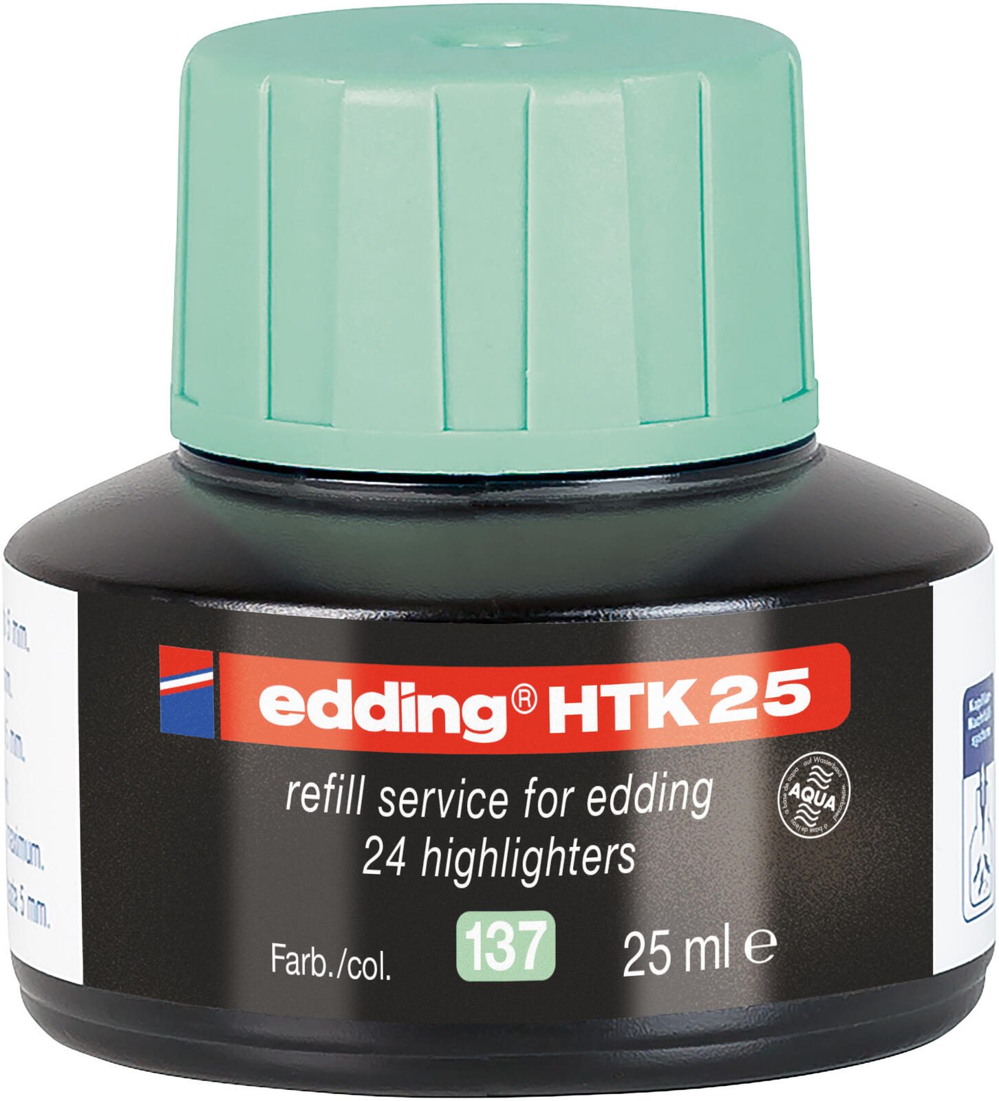 EDDING Nachf�lltine HTK 25 pastellgr�n Inhalt 25 ml