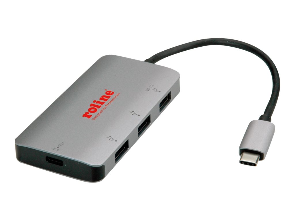 ROLINE Hub - 3 x USB 3.1 Gen 1 + 1 x USB-C (Spannungsversorgung)