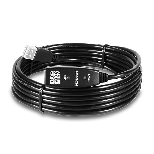 Axagon ADR-205 USB cable 5 m USB 2.0 USB A Black