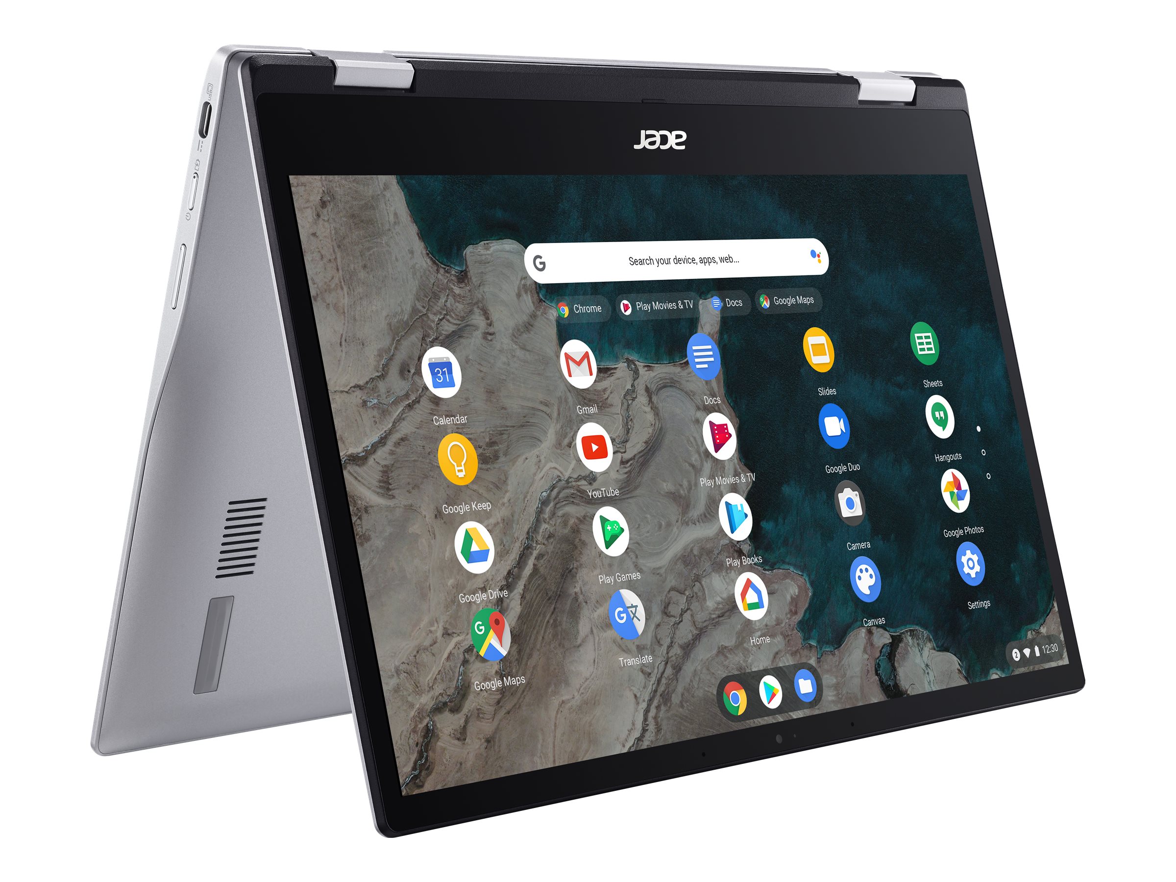 Acer Chromebook Spin 513 CP513-1H - Flip-Design - Snapdragon 7c Kryo 468 - Chrome OS - Qualcomm Adreno 618 - 8 GB RAM - 64 GB eMMC - 33.8 cm (13.3)