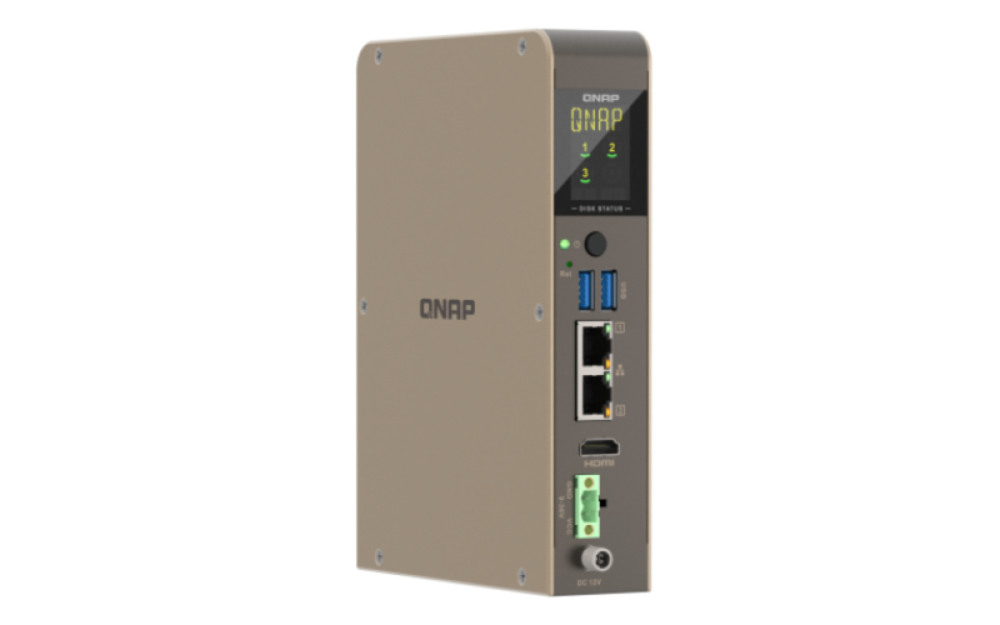 QNAP QBoat-300 NAS Compact 4 GB 0 TB QNAP QTS Grey