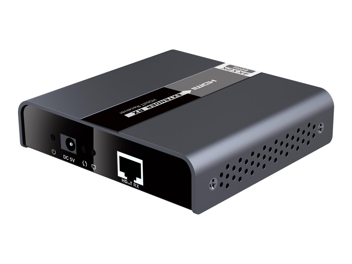 Techly IDATA-EXTIP-393R moltiplicatore AV Ricevitore AV Nero